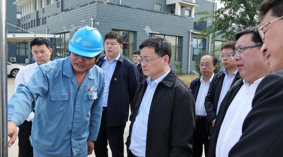 市委副書記、市長于海田來公司調(diào)研重大項目建設(shè)情況